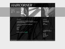 Tablet Screenshot of haircorner.se